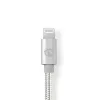 Kabel Lightning Nedis CCTB39650AL20 2m USB C aluminium