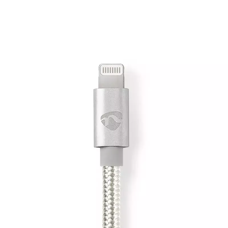 Kabel Lightning Nedis CCTB39650AL20 2m USB C aluminium