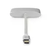 Stacja dokująca do laptopa Nedis CCTB64760AL02 Aluminium kabel 0,2 m 5 Mbit/s