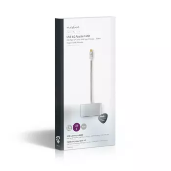 Stacja dokująca do laptopa Nedis CCTB64765AL02 Srebrna 5 Gbit/s