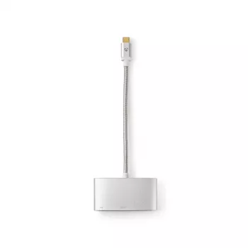 Stacja dokująca do laptopa Nedis CCTB64765AL02 Srebrna 5 Gbit/s