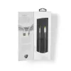 Kabel audio Nedis CCTB65940AL10 1m USB-C do 3,5 mm aluminium