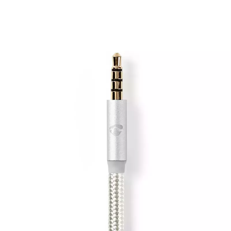 Kabel audio Nedis CCTB65940AL10 1m USB-C do 3,5 mm aluminium