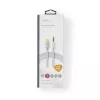 Kabel audio Nedis CCTB65940AL10 1m USB-C do 3,5 mm aluminium