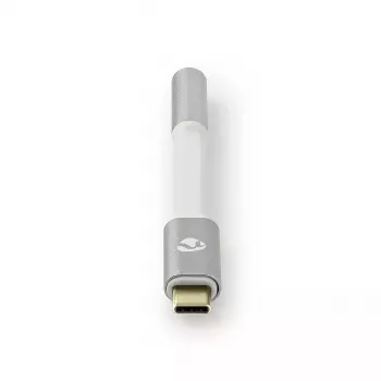 Kabel audio Nedis CCTB65950AL008 3,5 mm żeński na USB męski 0,08 m aluminium