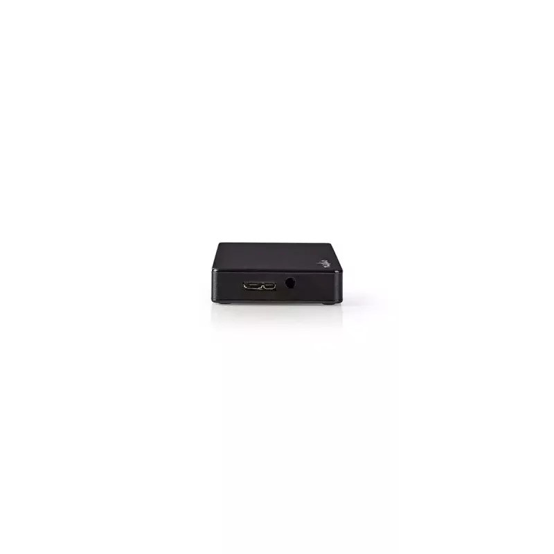 Koncentrator USB Nedis UHUBU3420BK USB 3.2 Gen 1 Micro-B Czarny