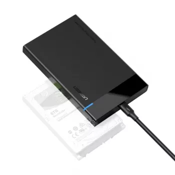 Ugreen 50743 Obudowa na dysk HDD Czarny 2,5 cala
