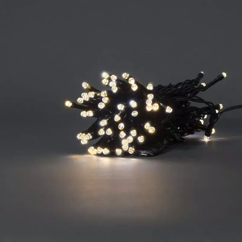 Łańcuch świetlny dekoracyjny Nedis WIFILX01W50 — 50 żarówek LED, 1,81 W, USB, IP65, 5 m przewodu