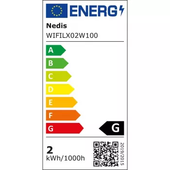 Łańcuch świetlny dekoracyjny Nedis WIFILX02W100 — 100 LED, 3,21 W, przewód 10 m, IP65, biały