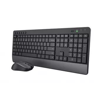 Trust Trezo klawiatura z myszą Universal RF Wireless QWERTZ niemiecka czarna