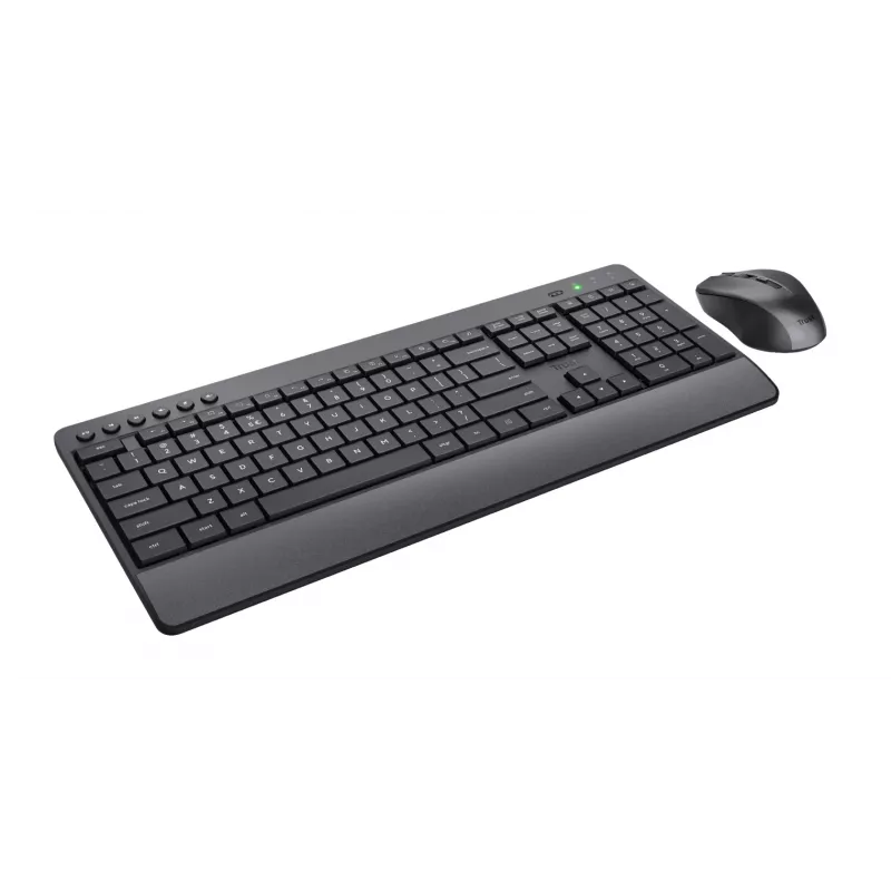 Trust Trezo klawiatura z myszą Universal RF Wireless QWERTZ niemiecka czarna