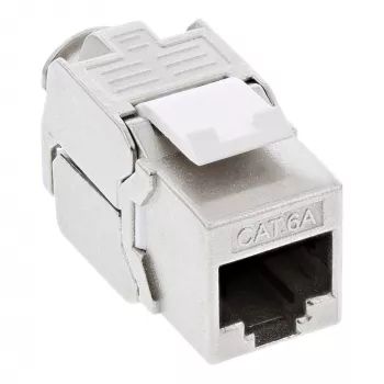 InLine RJ45 Keystone Jack Snap-In moduł Cat.6a, smukła konstrukcja