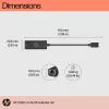 HP USB-C na RJ45 Adapter G2, Przewodowy, USB Type-C, Czarny, Chiny, Dom, Windows 10, Windows 11