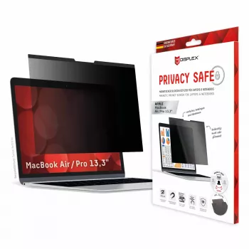 Displex PRIVACY SAFE magnetyczny dwukierunkowy filtr prywatyzujący do MacBook Air / MacBook Pro 13,3″