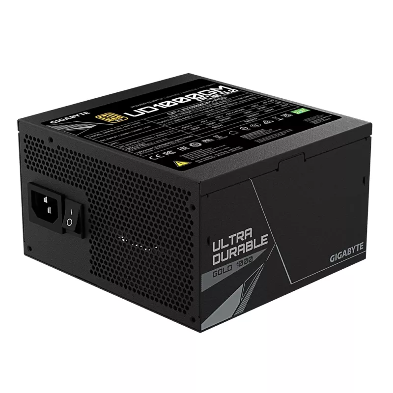 GIGABYTE UD1000GM PG5 zasilacz 1000 W 20+4 pin ATX ATX Czarny