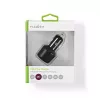 Ładowarka samochodowa Nedis CCPD30W100BK Smartfon Czarna Szybkie ładowanie