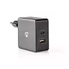 Ładowarka do urządzeń mobilnych Nedis WCPD45W100BK Uniwersalna Czarny USB Wewnętrzna