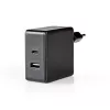 Ładowarka do urządzeń mobilnych Nedis WCPD45W100BK Uniwersalna Czarny USB Wewnętrzna