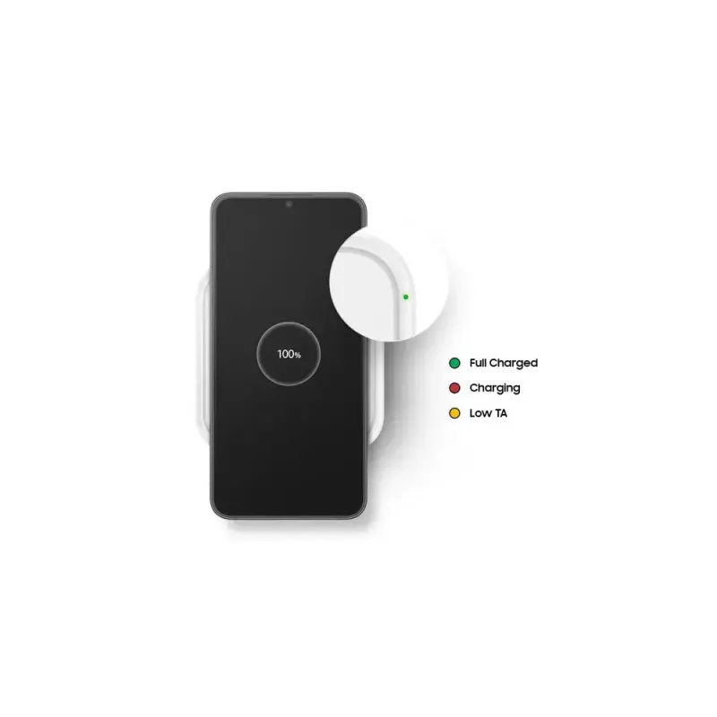 Samsung EP-P2400 Smartfon Biały USB Ładowanie bezprzewodowe Szybkie ładowanie Do wewnątrz