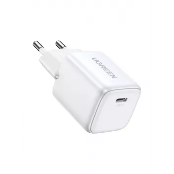 Ładowarka sieciowa Ugreen 15324 uniwersalna biała AC 1 port USB typu C