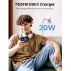 Ładowarka sieciowa Ugreen 15324 uniwersalna biała AC 1 port USB typu C