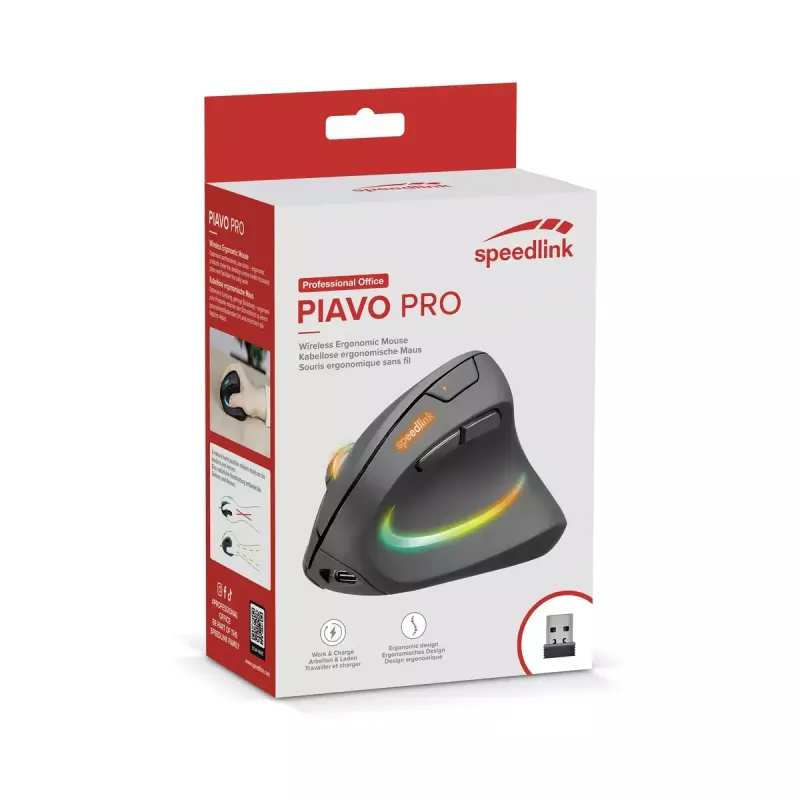 Mysz SPEEDLINK SL-630026-BK RF bezprzewodowa optyczna
