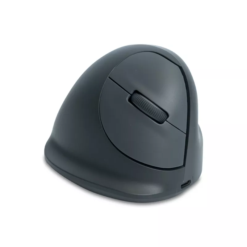 Mysz pionowa R-Go Tools R-Go HE Basic, mysz ergonomiczna, średnia (rozmiar dłoni ≥ 185 mm), praworęczna, Bluetooth, szara