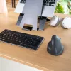 Mysz pionowa R-Go Tools R-Go HE Basic, mysz ergonomiczna, średnia (rozmiar dłoni ≥ 185 mm), praworęczna, Bluetooth, szara