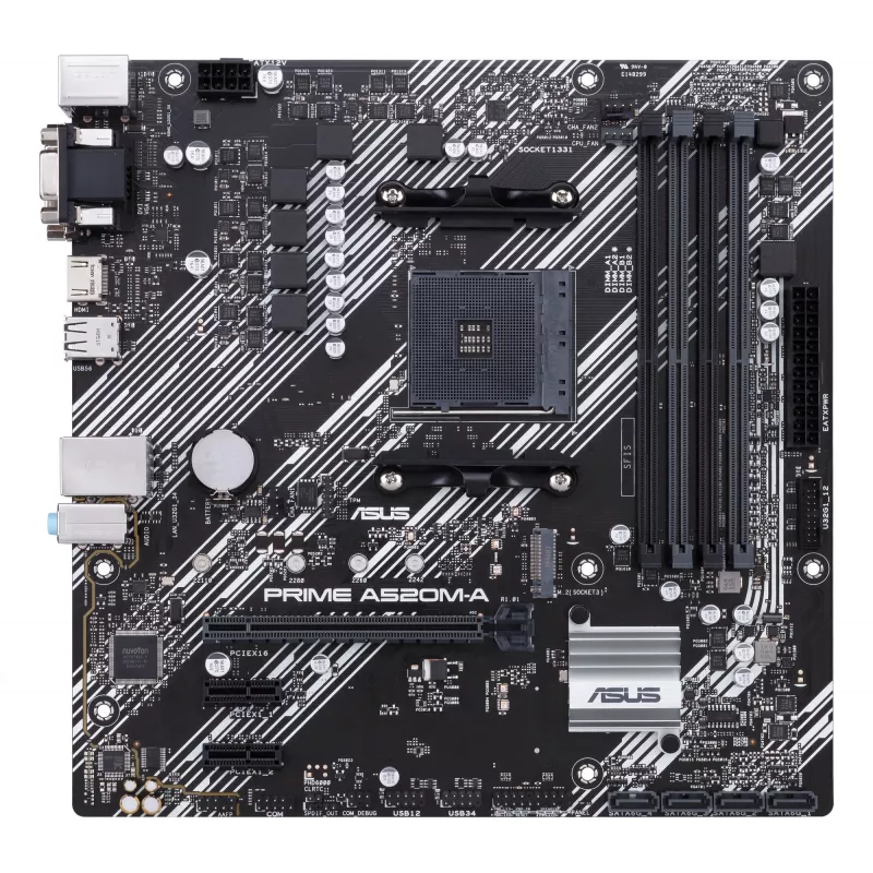 Płyta główna ASUS PRIME A520M-A II/CSM AMD A520 Socket AM4 micro ATX