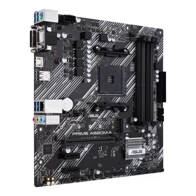 Płyta główna ASUS PRIME A520M-A II/CSM AMD A520 Socket AM4 micro ATX