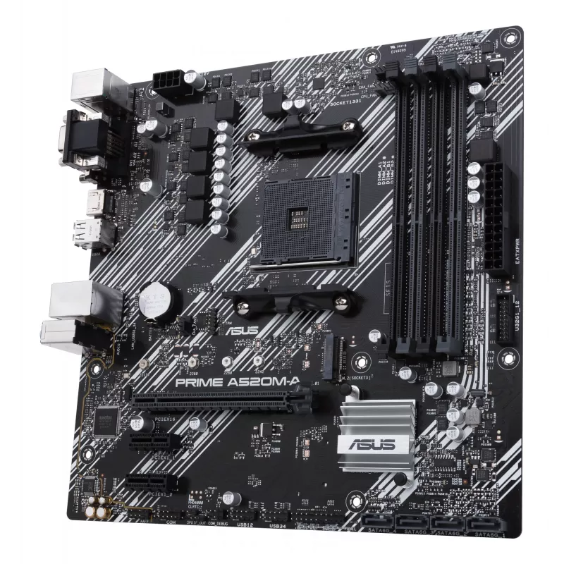 Płyta główna ASUS PRIME A520M-A II/CSM AMD A520 Socket AM4 micro ATX