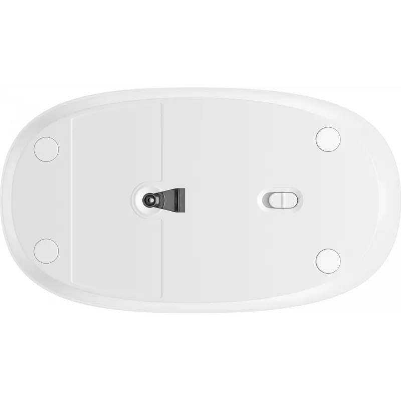 Mysz Bluetooth HP 240 Lunar biały, symetryczna, optyczna, Bluetooth, 1600 DPI, biała