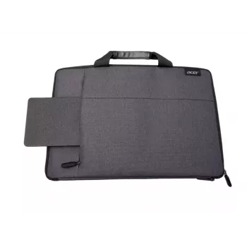 Etui Acer ABG233 do laptopów 15,6 cala, 39,6 cm, szare, z uchwytem do przenoszenia