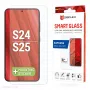 Displex Smart Glass (9H) do Samsung Galaxy S24/S25, naklejka montażowa, niezniszczalne