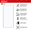 Displex Full Cover Screen Protector (10H) do Samsung Galaxy S24 Ultra, Eco Mounting Frame, Pełne Pokrycie