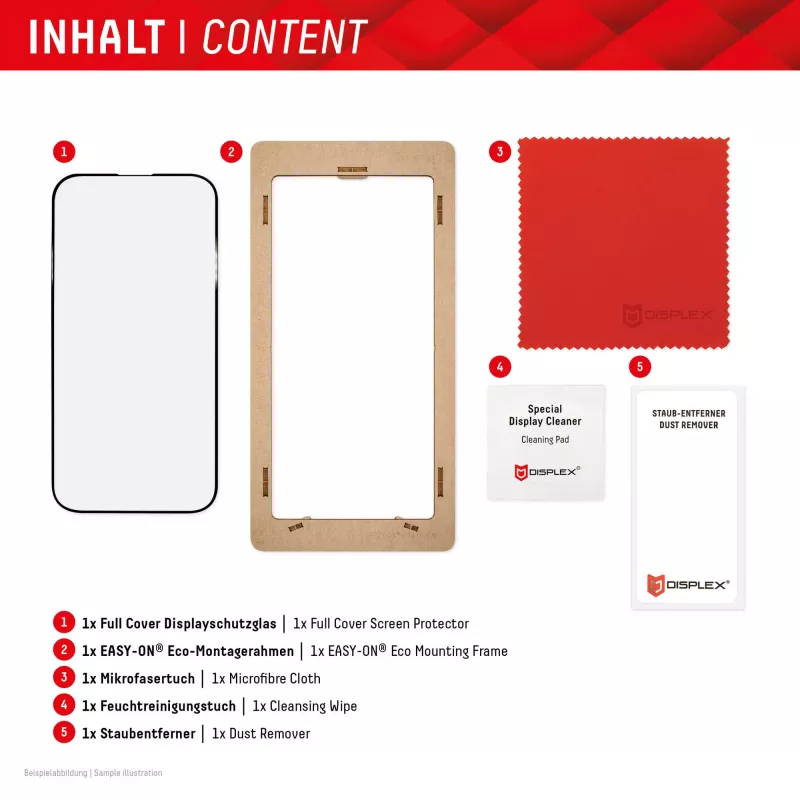 Displex Full Cover Screen Protector (10H) do Samsung Galaxy S24 Ultra, Eco Mounting Frame, Pełne Pokrycie