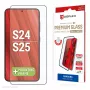 Displex Full Cover Screen Protector (10H) do Samsung Galaxy S24/S25, Eco Mounting Frame, Pełne Pokrycie