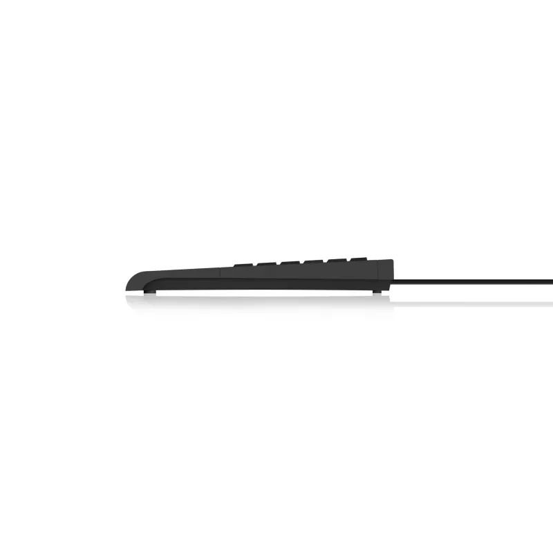 KeySonic ACK-3410 (DE) klawiatura biurowa USB QWERTZ niemiecka czarna