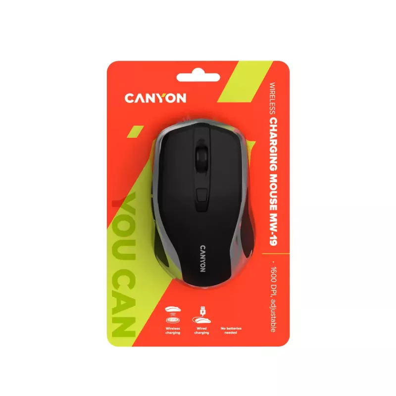 Mysz Canyon MW-19 RF bezprzewodowa USB typu A optyczna 1600 DPI