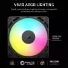 Wentylator Corsair RS120 ARGB do obudowy komputera 12 cm Czarny