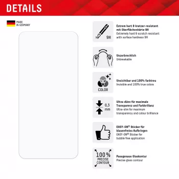 Displex Smart Glass (9H) do Samsung Galaxy A35/A55 5G, naklejka montażowa, niezniszczalne