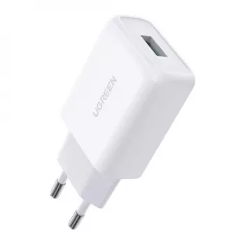 Ugreen 10133 ładowarka do urządzeń mobilnych Smartfon Biała USB Szybkie ładowanie Wewnętrzna