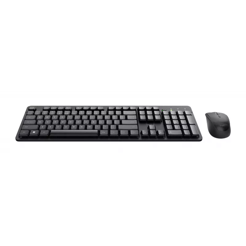 Trust Ody II klawiatura Mysz w zestawie Biurowa RF Bezprzewodowa QWERTZ Niemiecka Czarna