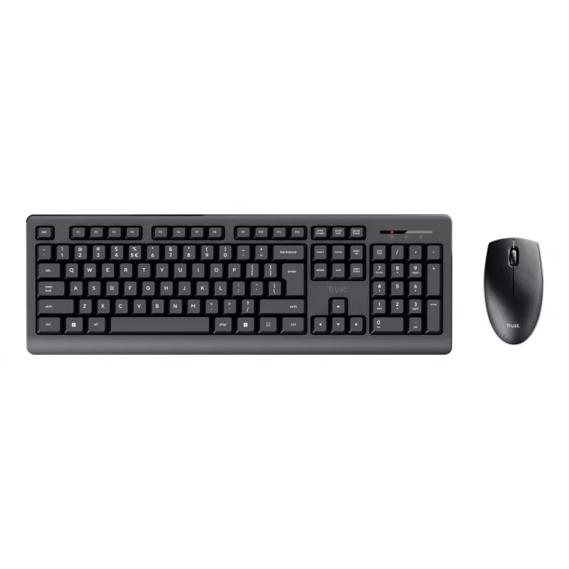 Trust Primo klawiatura Mysz w zestawie Office RF Wireless QWERTZ niemiecka Czarna