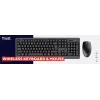Trust Primo klawiatura Mysz w zestawie Office RF Wireless QWERTZ niemiecka Czarna