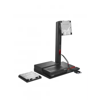 Uchwyt/mocowanie monitora Lenovo 4XF1K03170 68,6 cm (27 cali) Biurkowy Czarny