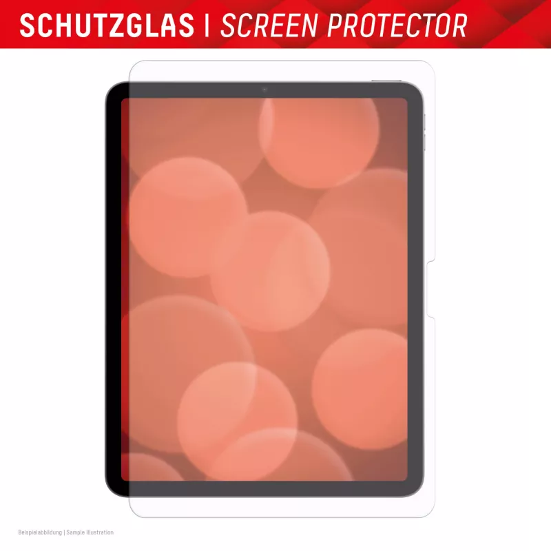 Displex Tablet Glass (9H) do Apple iPad Air 13 cali (2024/2025), ekologiczna ramka montażowa, nietłukące, ultracienkie, niewidoczne