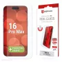 Displex Szkło Ochronne (10H) do Apple iPhone 16 Pro Max, Eko Ramka Montażowa, odporne na zarysowania