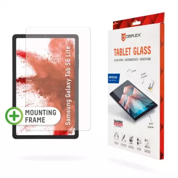 Displex Tablet Glass (9H) do Samsung Galaxy Tab S6 Lite, Eco ramka montażowa, nietłukące, ultracienkie, niewidoczne