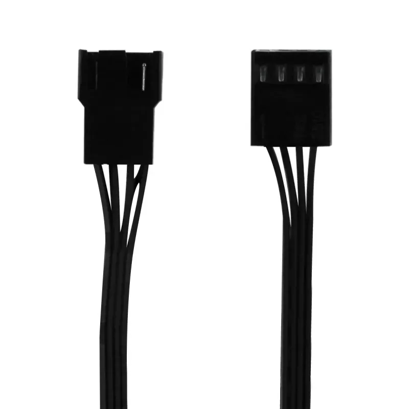 Kabel współdzielący PWM Arctic PST kabel Rev. 2 dla 4 wentylatorów PWM, złącza 4-pinowe PWM, czarny